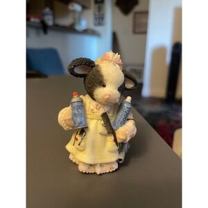 Marys Moo Moos Moo Got Style Cow Figurine 1998 Enesco 461253 Hairstylist